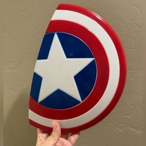 AVENGERS 3D Deco Wall LED Cordless Nightlight Captain America Shield Light